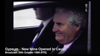Gypsum - New Mine Opened 1989