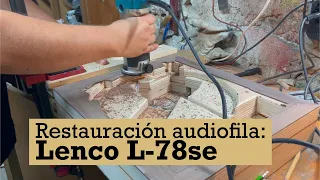 Restauración Lenco L-78: Plinto Masivo