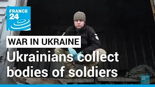 ‘In exchange for our own’: Ukrainians collect bodies of enemy soldiers for return to Russia