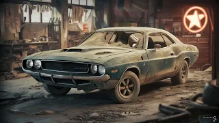 Restoration Abandoned Dodge Challenger Model Rescue/Car challenge