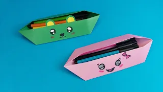 Simple Paper Kit || Origami pen case || diy craft ideas