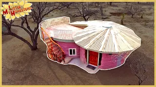 Family Builds Earthbag Building/Bedroom | Full Version Movie of Earth-bag Building Construction Done