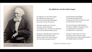 Das Mädchen mit den hellen Augen (Worte: Theodor Storm) - Christoph Holzhöfer