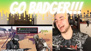 TheRussianBadger Reaction to GOD HAS LEFT THE SERVER | Totally Accurate Battlegrounds