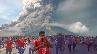 The monster has awakened!! Spectacular eruption of the Fuego volcano in Guatemala!