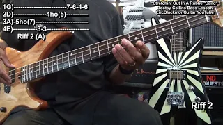 Bootsy Collins STRETCHIN' OUT In a Rubber Band Bass Guitar Lesson  @ericblackmonmusicbass9175
