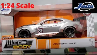 1:24 Scale Jada Toys Bigtime Muscle Wide Body - 2016 Chevy Camaro (Unboxing)