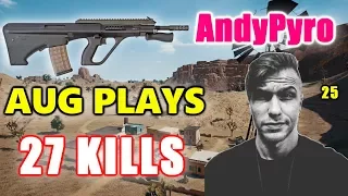 PUBG - AndyPyro & MadRuski - 27 KILLS - AUG Gameplay