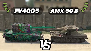 НА ЗАБИВ#118 | Новые БАРАБАНЫ С 4 СНАРЯДАМИ | FV4005 vs AMX 50 B | WoT Blitz
