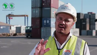 Walvis Bay container port, Namibia making a difference series