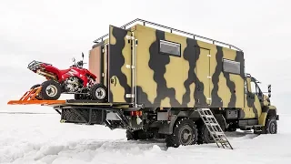 RUSSIAN VIP MOTORHOME WITH ATV ON BOARD. URAL NEXT 2019