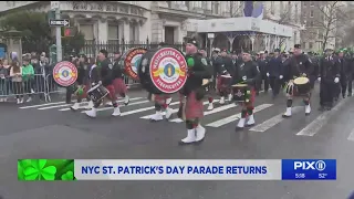 St. Patrick’s Day parade returns to NYC