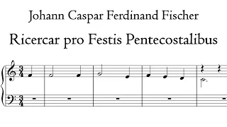 J.C.F. Fischer - Ricercar pro Festis Pentecostalibus - Heilig Geist Organ, Ottobeuren, Hauptwerk