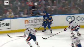Draisaitl comes inches from erasing Tage Thompson