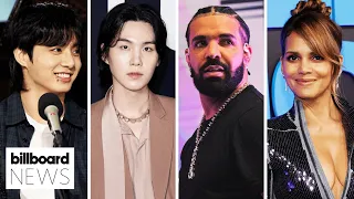 Jung Kook Misses BTS, Suga’s Enlistment Date, Halle Berry Slams Drake & More | Billboard News