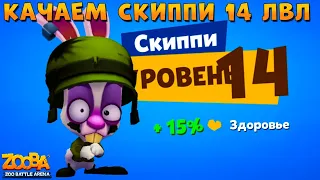 КАЧАЕМ КРОЛИКА СКИППИ НА 14 ЛВЛ В ИГРЕ ZOOBA