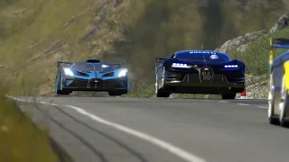 Bugatti Bolide vs Bugatti Vision GT Sports at Highlands