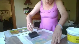 Start My Day with Me and Prep Diamond Painting Canvases with Adhesive.