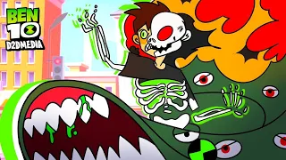 Zombie Train Eater vs Alex | D2D Ben 10