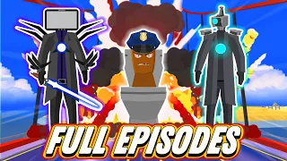 become skibidi toilet, camera man and tv man full episodes | dude theft wars