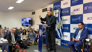 8/6/2022 - Presidente Jair Bolsonaro discursa na ACRJ (Associação Comercial do Rio de Janeiro).