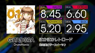 【GITADORA】 ぽかぽかレトロード (MASTER ~ BASIC) Drum