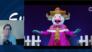 Cowgirl sings "Flowers" by Miley Cyrus | SEASON 5 | THE MASKED SINGER AU - Reaction