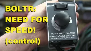 BOLTR: Router Speed Controller