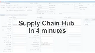 Supply Chain Hub in 4 minutes