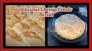 Cheese Potato Bread baked in frying pan /No Oven, Yeast & Egg