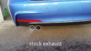 BMW 320i ///M F30 M Performance Exhaust (330i exhaust)