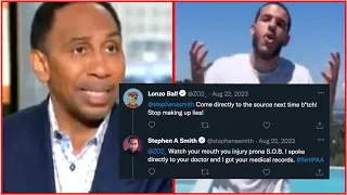 Steven A Smith and Lonzo Ball Beef on Twitter