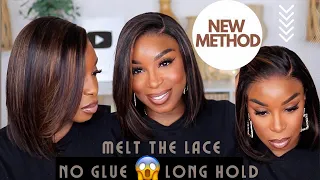 STOP Plucking Your Lace Wigs!! *New Glueless Install Method | Bob Wig ft MyFirstWig