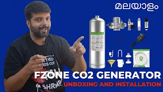 Fzone Co2 Generator Kit Unboxing and Installation Malayalam