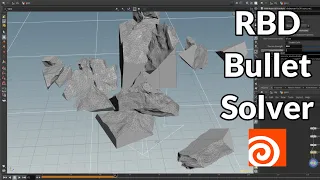 Intro to RBD Fractures and the Bullet Solver in Houdini