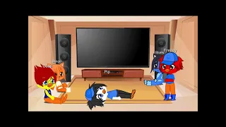 disney Junior Characters (Reacts) Bluey ytp Bluey And Bingo Put a Show For Chilli react (part 2)