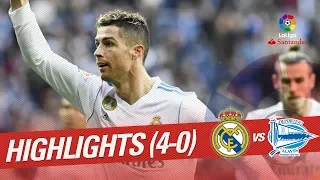 Highlights Real Madrid vs Deportivo Alavés (4-0)