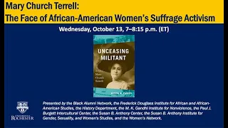 Mary Church Terrell: The Face of African American Women's Suffrage Activism