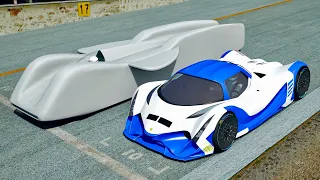 Devel Sixteen vs Mercedes-Benz T80 Rekordwagen - Drag Race 24 KM