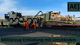 Militärzug Entladung mit besonderen Umständen | Class77 | Hammelburg Bundeswehr | Alex E