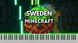 Sweden - Piano Tutorial / Cover (Minecraft) FREE MIDI