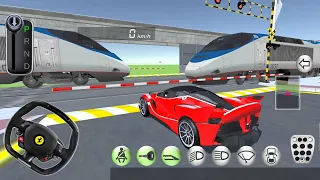 3D Driving class# 157- New car service And crash by two train # Car driving games # Android gameplay