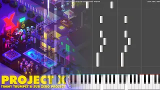 Sub Zero Project & Timmy Trumpet - Project X (Darmayuda MIDI Piano)