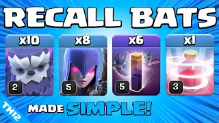 Insane RECALL BATS Deletes Bases!!! Best TH12 Attack Strategy | Clash of Clans