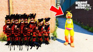 FNAF КАК КОРУПЦИОННЫЙ ФОКСИ ПЫТАЛСЯ УКРАСТЬ ЧИКУ В ГТА 5 МОДЫ ФНАФ GTA 5 MODS 1 серия