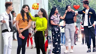 Pulling Cheeks Prank|| Part 8 || #Prayagraj #NewPrank #trending || Khushi Pandey