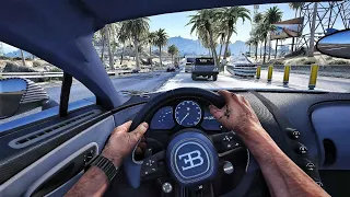 Bugatti Chiron Super Sport POV Driving Los Angeles - GTA 5 ULTRA Realistic Graphics Gameplay