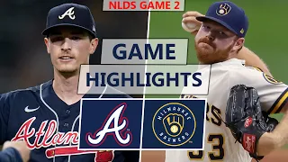 Atlanta Braves vs. Milwaukee Brewers Highlights | NLDS Game Two (2021)