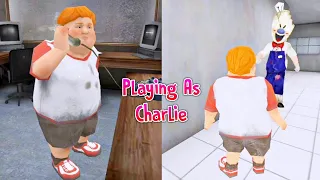 Playing As Charlie In Ice Scream 4 Vs Playing As Charlie In Ice Scream 6