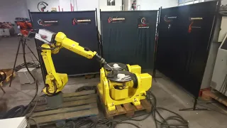 Fanuc welding robot Arcmate 100ic double positioner at Eurobots